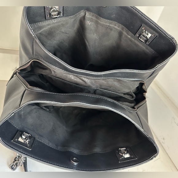 2 in 1 Marc New York and Andrew Mark Black Studded Leather Purse - Picture 4 of 12